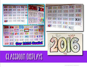 New Year Activities for Students - Classroom Display