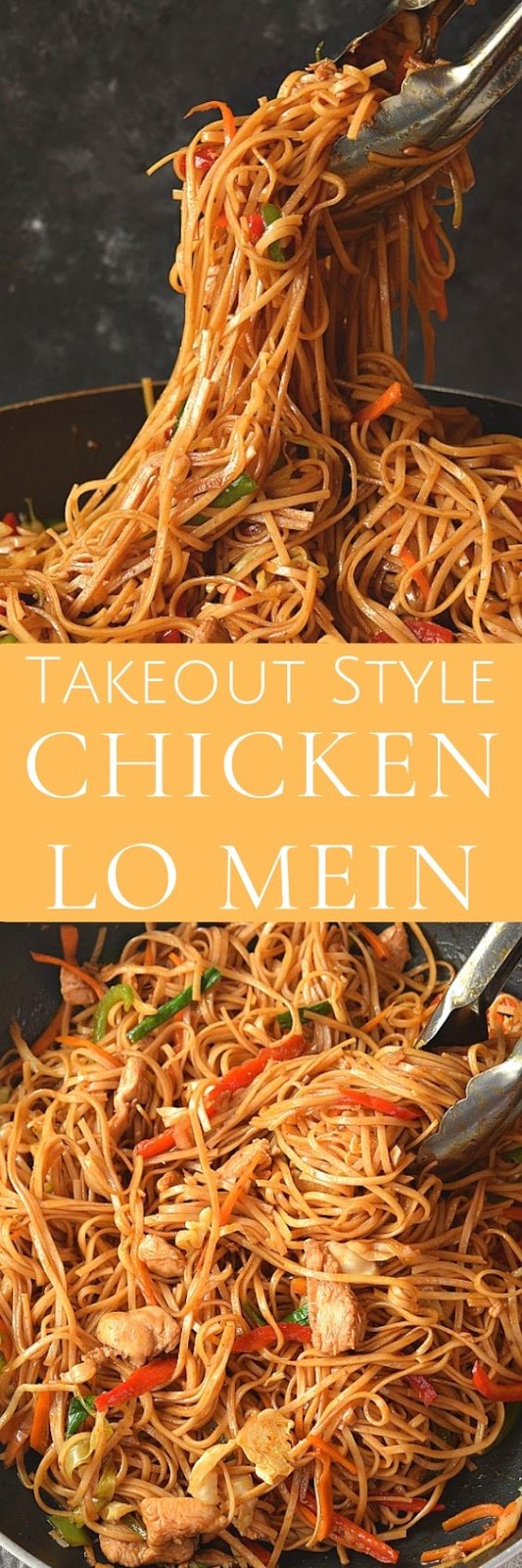 Best ever Chicken Lo Mein you must have tried at home! #savorybitesrecipes #chickenlomein #lomeinrecipe #easyrecipe #dinnerrecipes #chinesefood