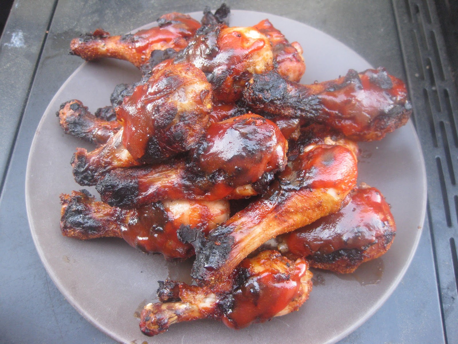Almost Wasted Crown Royal and Maple Syrup Chicken Drumsticks