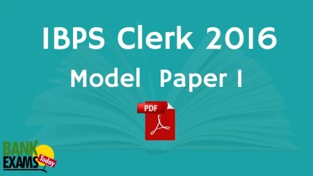 ibps clerk paper