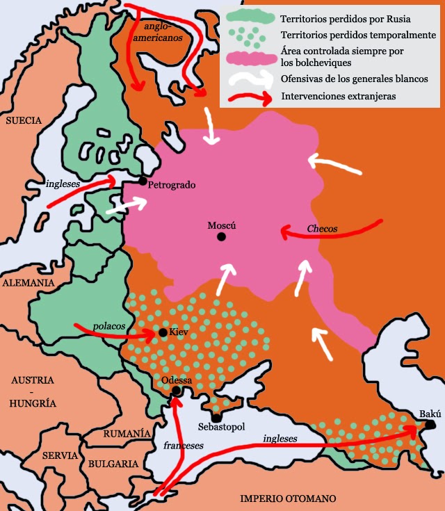 M Rusia Se Retira De La Guerra La Primera Guerra Mundial 1914 1918