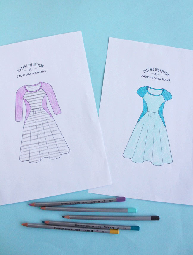 Five Tips for Making a Colour Blocked Dress - Tilly and the Buttons