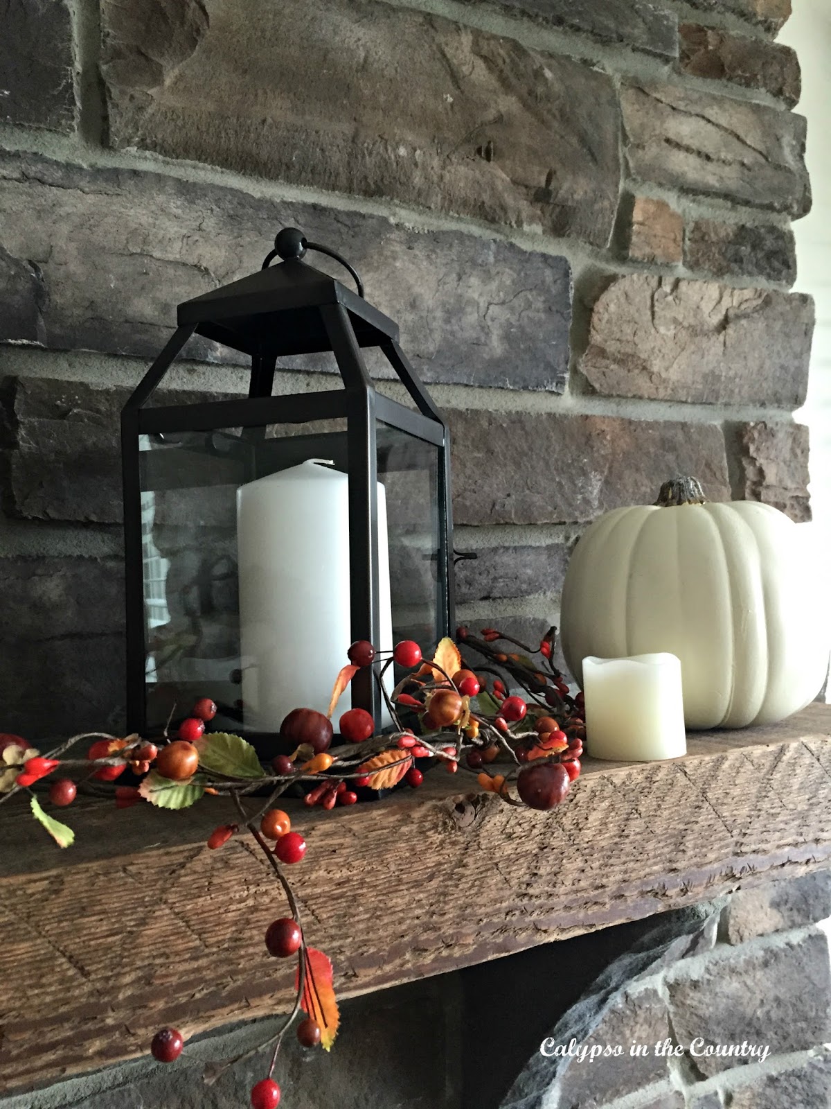 October mantel October mantel - fall ideas using white pumpkins