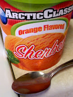 Arctic Classic Orange Flavored Sherbet ice cream