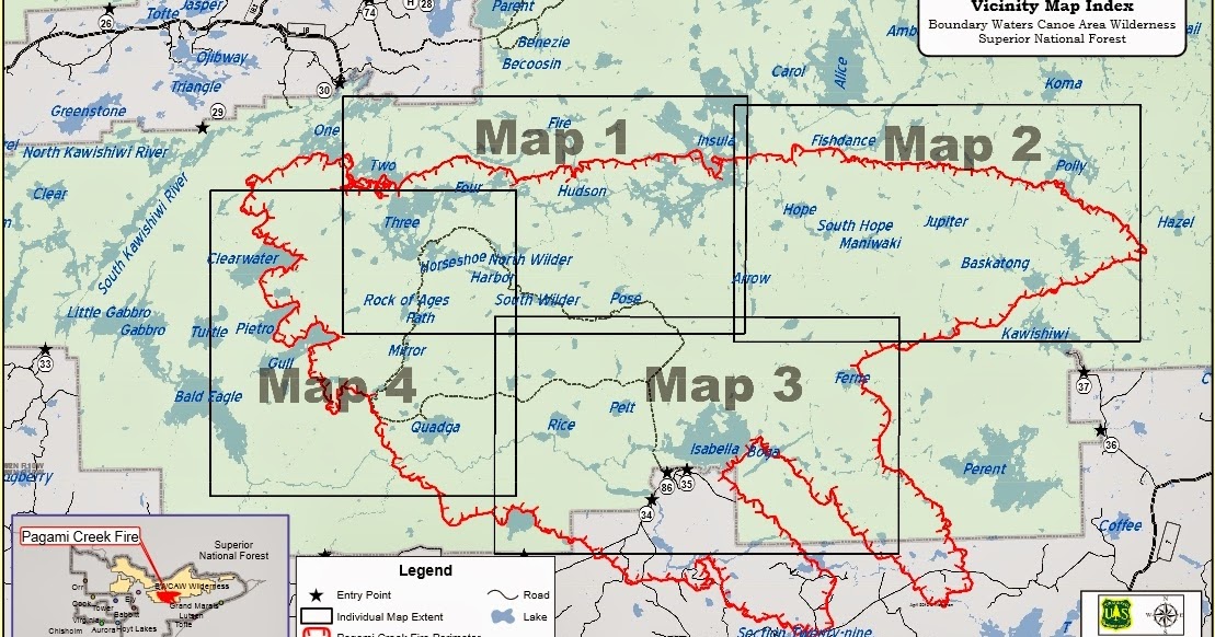 American Grouch Hiking the Boundary - Master Map Set 