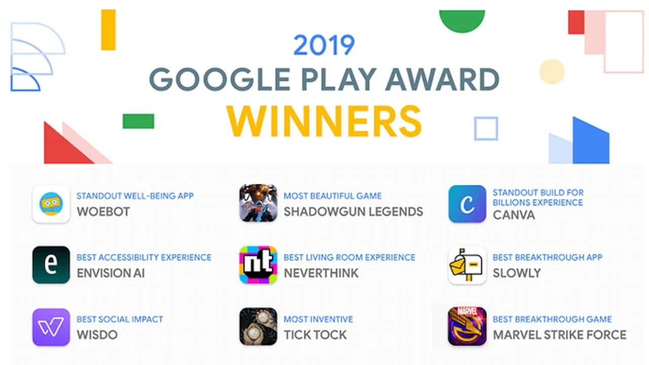 9 Aplikasi dan Game Pemenang Google Play Awards 2019