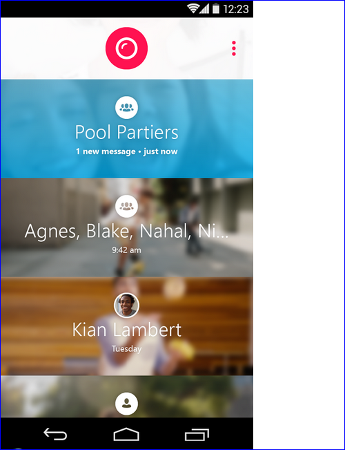 السكايب يطلق تطبيق SKYPE QUIK لرسائل الفيديو لأصحاب الهواتف الذكية