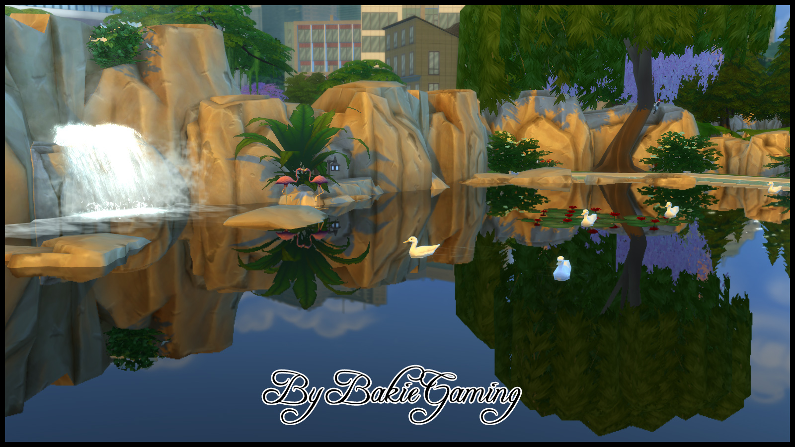 Sims 4 CC's The Best Mirror Pool Water by Bakie