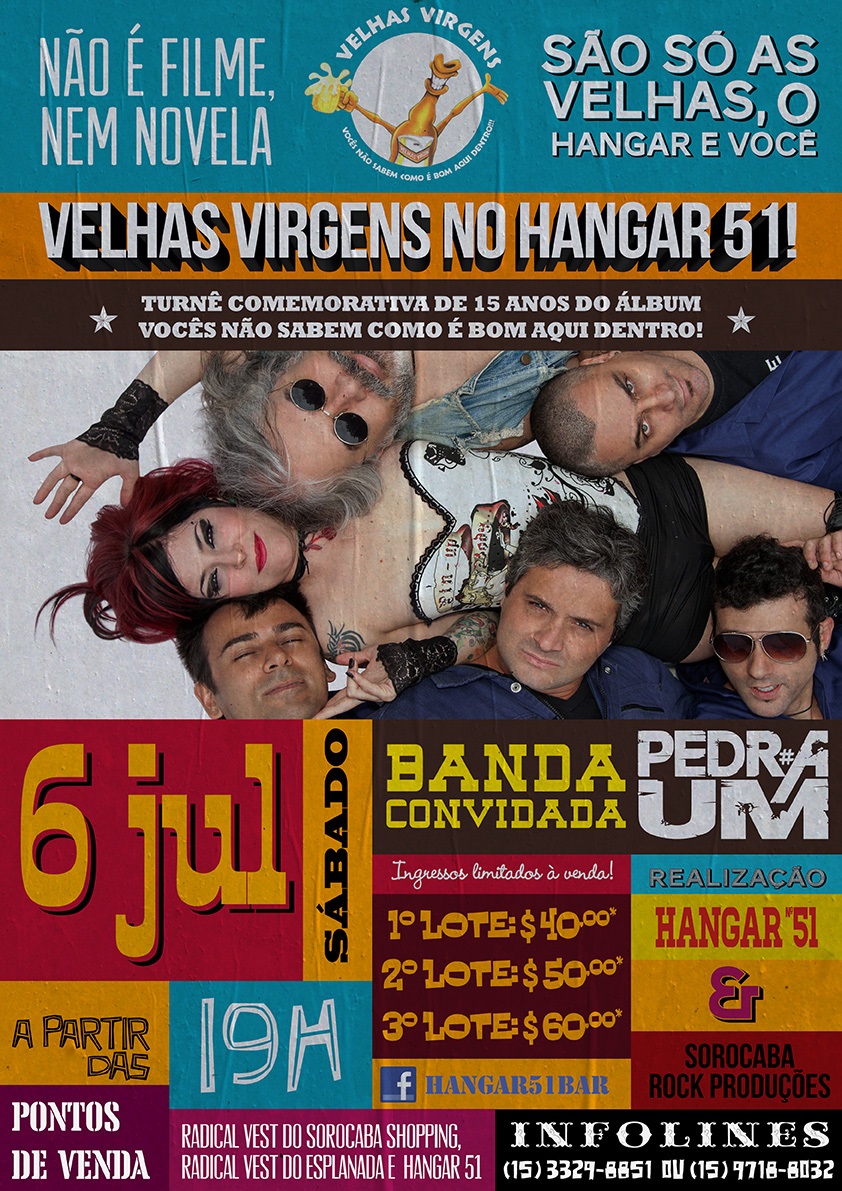 6 de julho de 2013Novo show da banda Velhas Virgens em Sorocaba! Sorocaba Rock Produções 6 de julho de 2013Novo show da banda Velhas Virgens em Sorocaba! Sorocaba Rock Produções