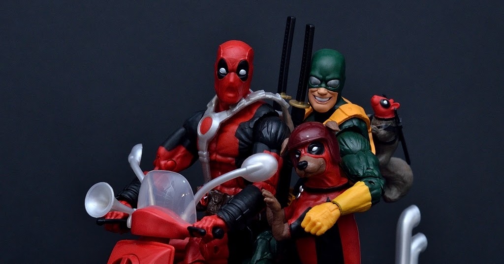 deadpool marvel legends scooter