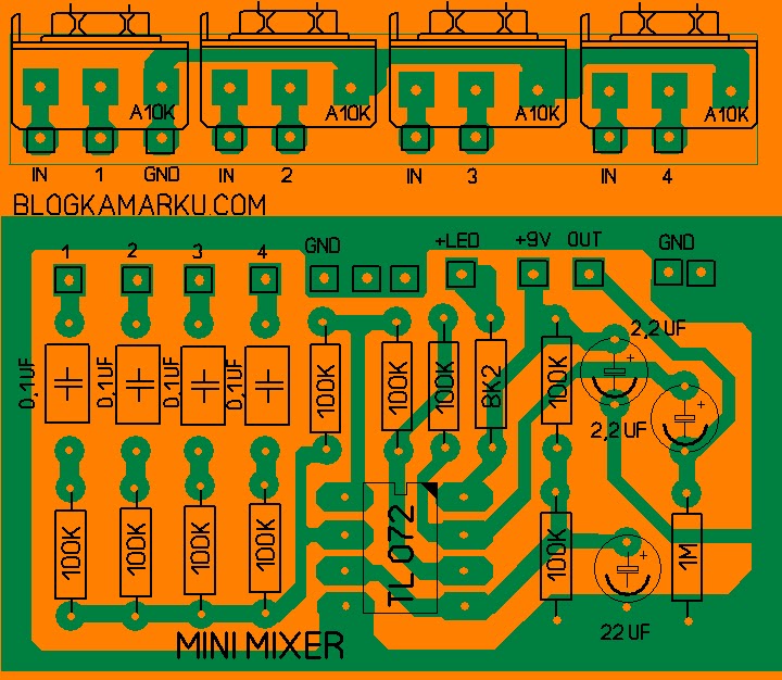 Cara Membuat rangkaian mini mixer audio – BLOGKAMARKU