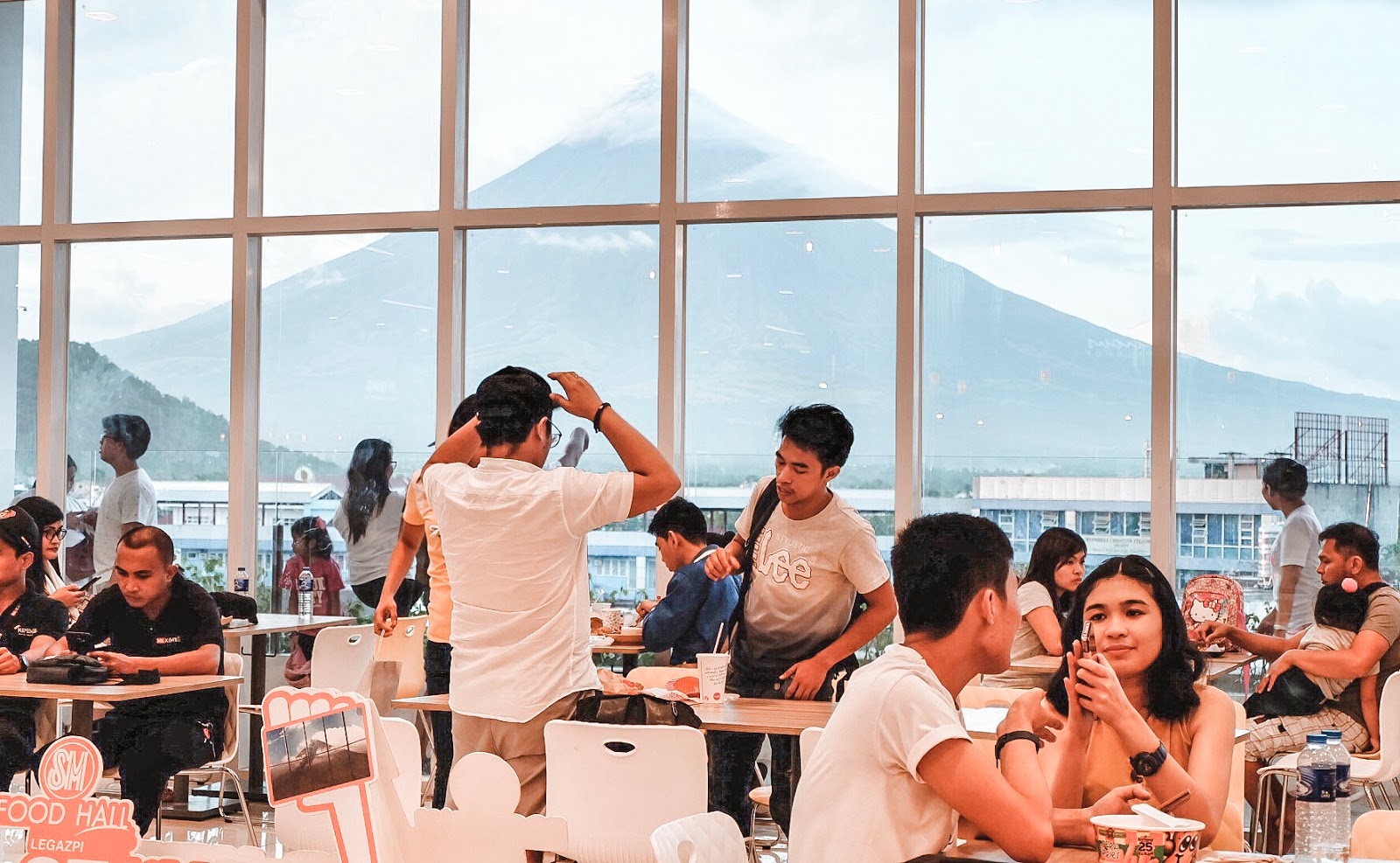 SM City Legazpi has the Most Scenic Food Hall in the Philippines The