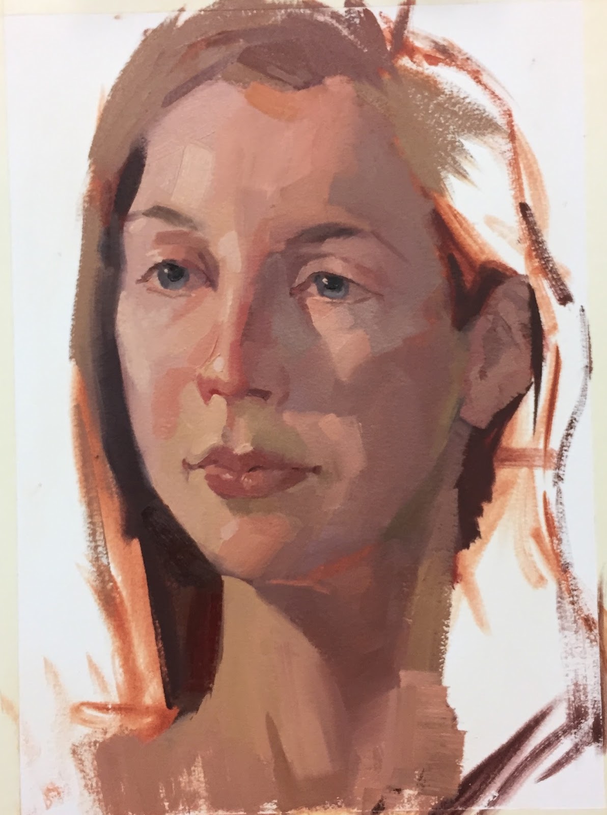 Sedwick Studio: Alla Prima Portrait Sketch; Limited Palette Workshop Demo