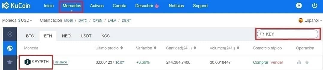 Cómo y Dónde Comprar Selfkey (KEY) y Guardar en Monedero Guía Completo Actualizada y Fácil Comprar Selfkey (KEY) en Español