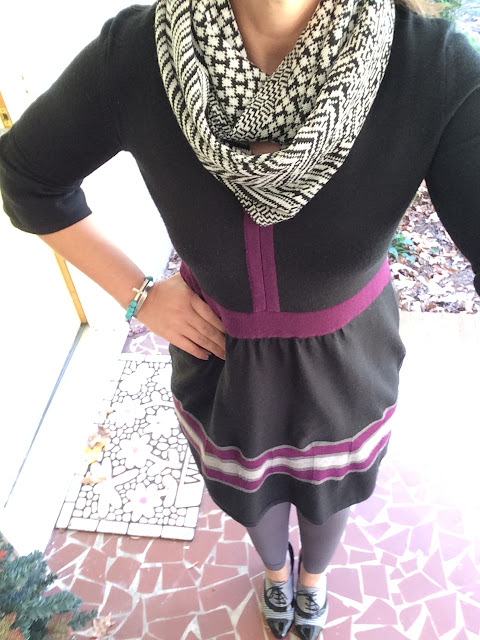 Leggings look great with tunics, dresses, over-sized sweatshirts, long button up tops, and more!