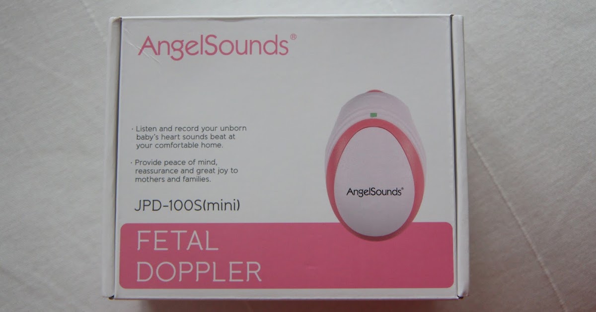 AngelSounds Fetal Doppler JPD-100S in Pink
