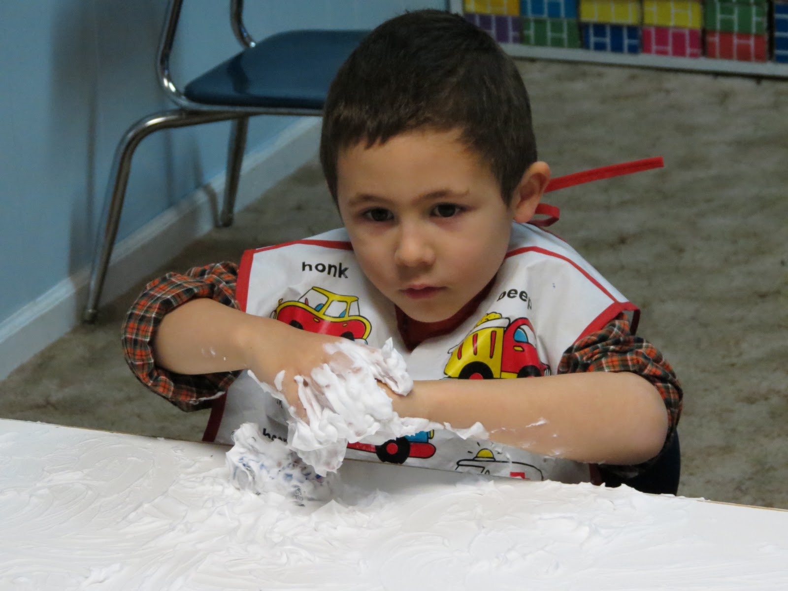 Preschool on the Cheap Shaving Cream Fun