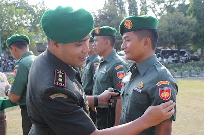 DANDIM SRAGEN LANTIK 32 ANGGOTA NAIK PANGKAT DAN LEPAS 2 ANGGOTA MPP