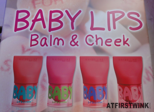 Babylips (lip) balm and cheek shades
