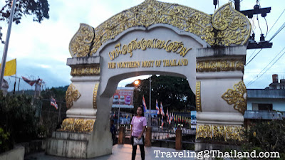 Most northern point of Thailand at Mae Sai