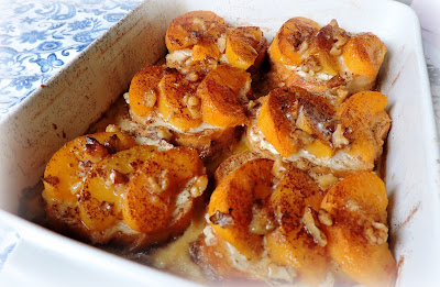 Baked Peach French Toast