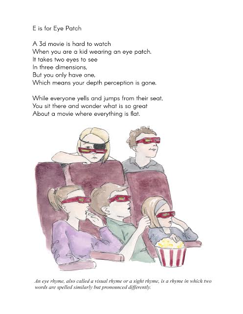 Outsider Poetry E Is For Eye Patch