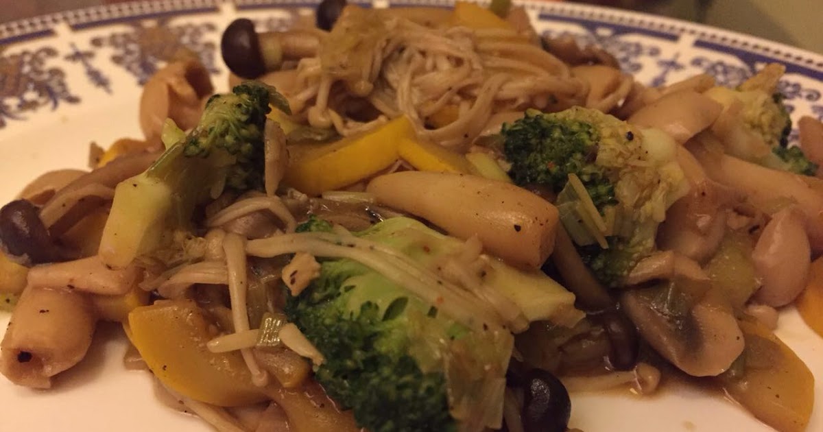 Exotic mushrooms stir fry - whenever it calls for quick dinners
