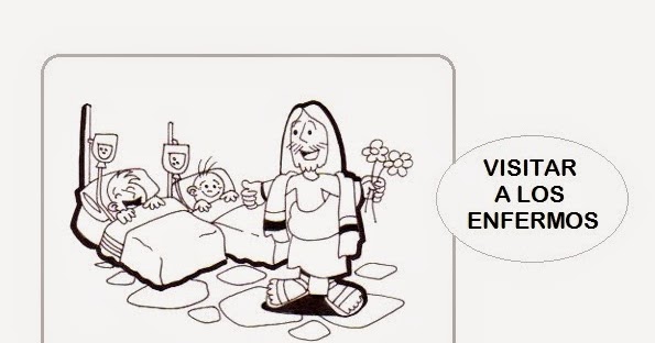 Obras De Misericordia Para Niños Para Colorear - Hay Niños