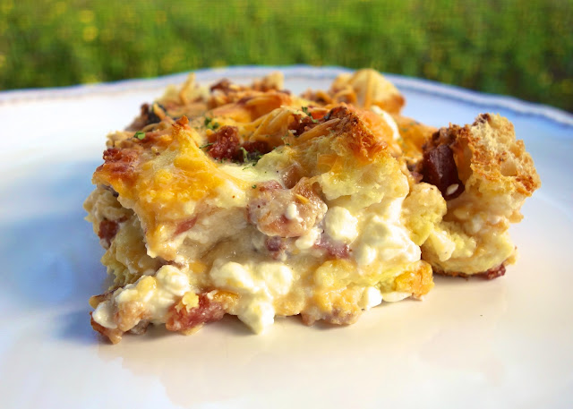 Cheesy Bacon Breakfast Casserole Plain Chicken
