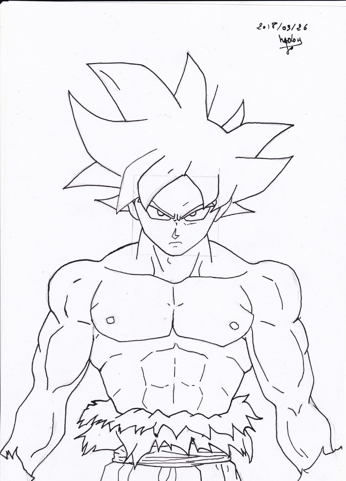 100 Epic Best Goku Ultra Instinct Drawing Black And White