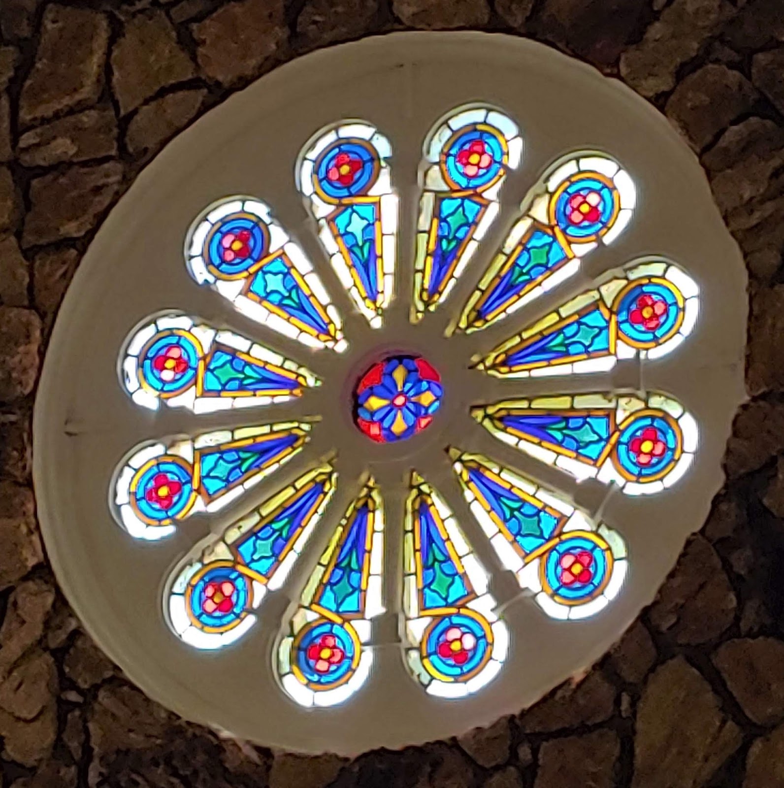 Historic LDS Architecture Huntington Park Ward Stained Glass Details