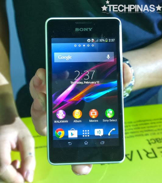 Sony Xperia E1 Philippines, Sony Xperia E1, 2014 Sony Xperia Smartphones, Sony Xperia Philippines