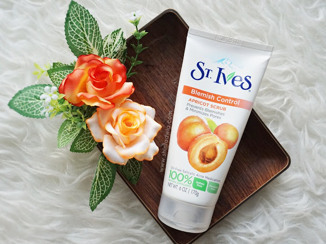 review st ives blemish control apricot scrub