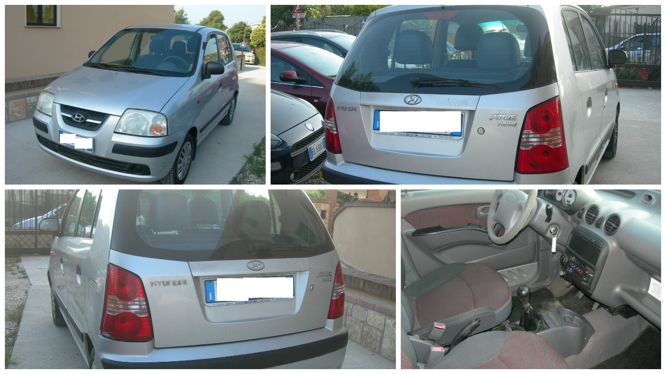 HYUNDAI ATOS 1.0 BENZINA MODELLO PRIME FULL OPTIONAL ANNO 2007  27.000KM PREZZO 3.000,000 EURO