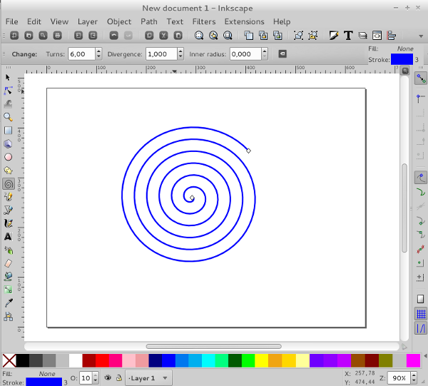 Trik Menggambar Spiral di GIMP Istana Media