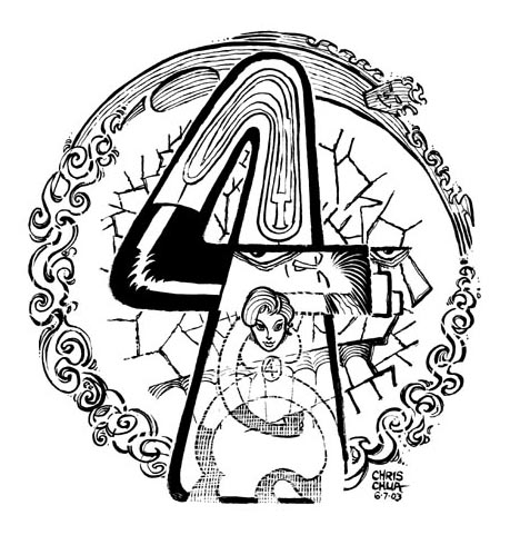 coloring fantastic 4 | learn to coloring