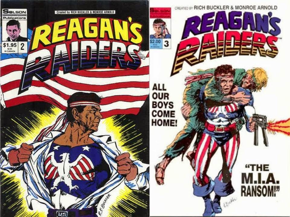 Reagan Riddle Cartoon Dave's Comic Heroes Blog: Ronald Reagan Comics