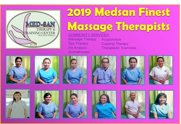 The 2019 Medsan's Finest Massage Therapists