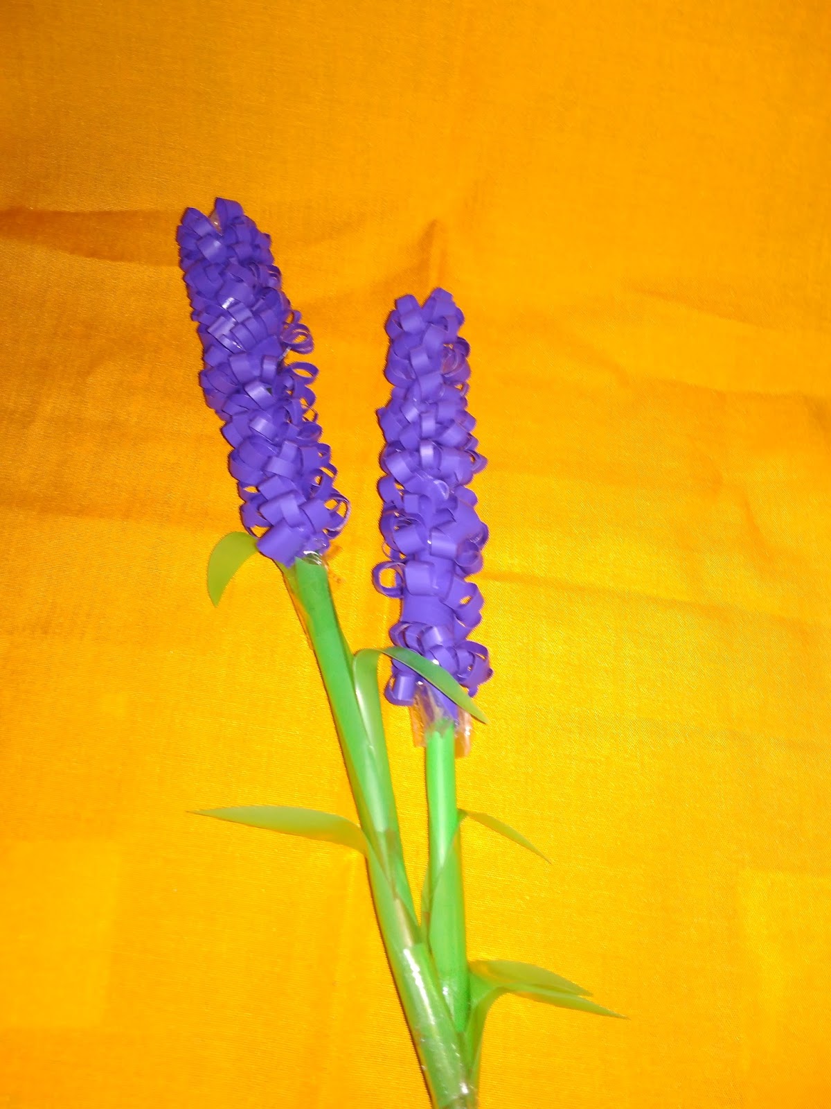 Rumah Karya Cantik Bunga Lavender Dari Sedotan Plastik