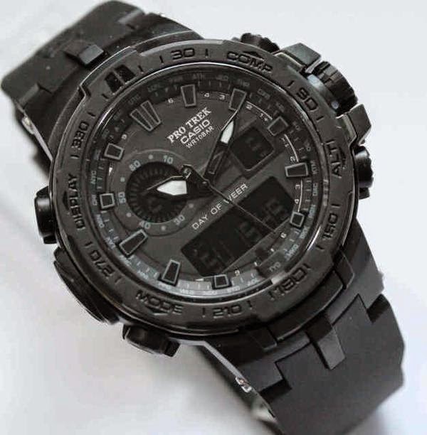 Jam Casio Gshock Protrek PRG6000 Full Black - Dunia Jam Tangan murah