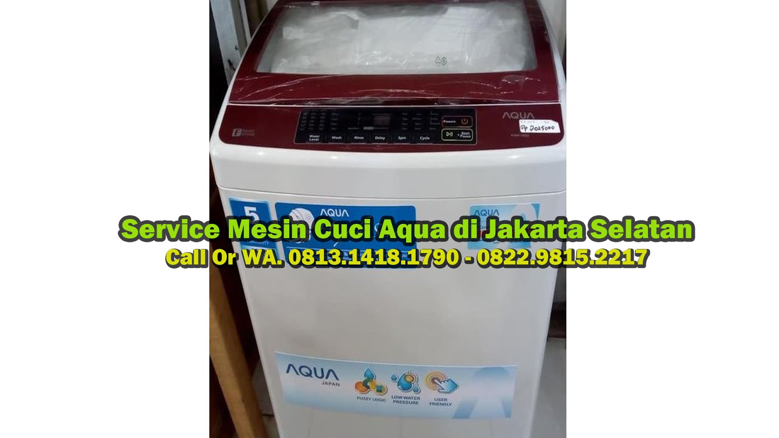 Service Mesin Cuci Aqua di Jakarta Selatan
