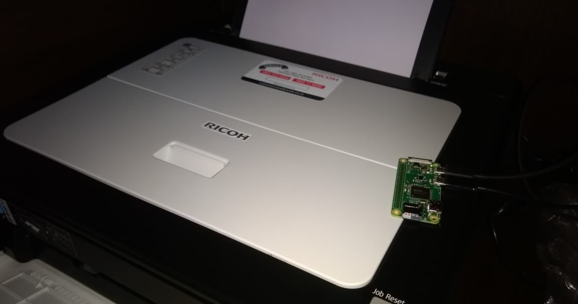 raspberry pi printer scanner server