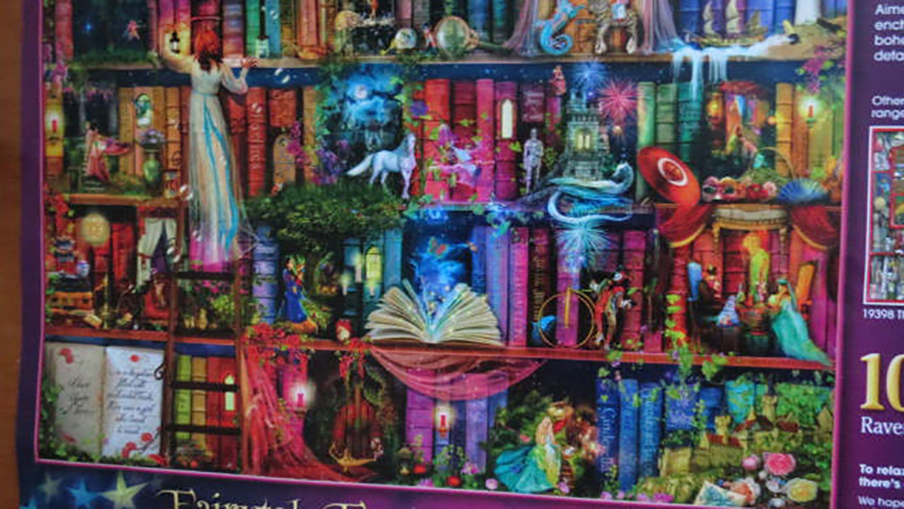 NEW Ravensburger Fairytale Fantasia Bookshelf Aimee Stewart 1000pc Jigsaw Puzzle 