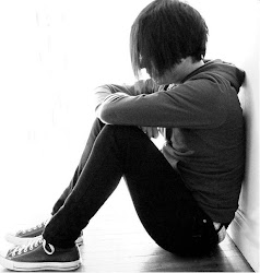 sad alone boy crying rain face