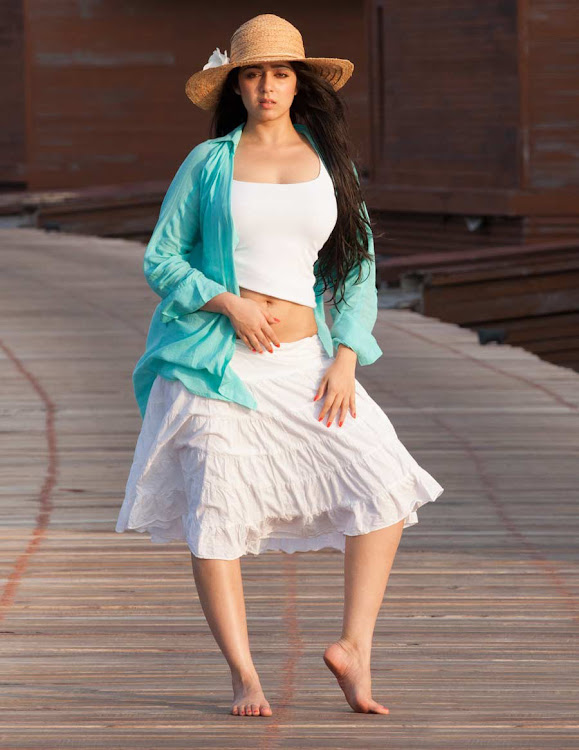 Charmi Kaur at Beach Photoshoot
