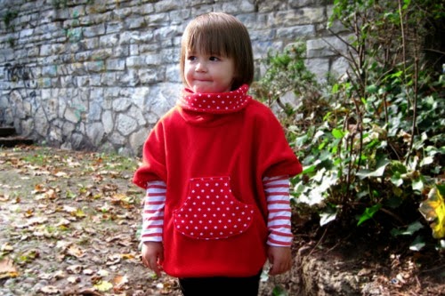 Patrón poncho infantil