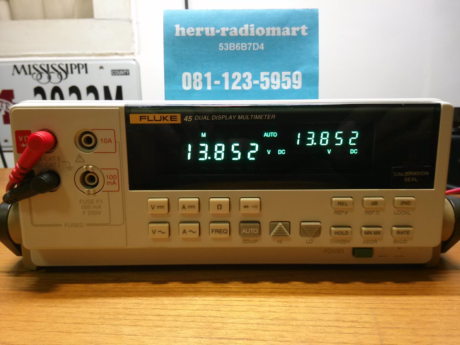 HeruRadiomart FLUKE 45 DUAL DISPLAY DIGITAL MULTIMETER S/N.8472002