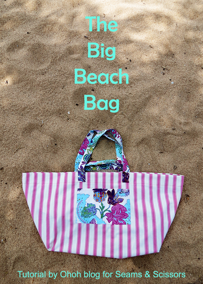 How to make a big beach bag