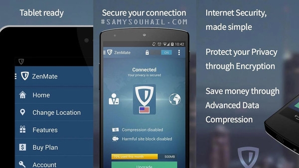 تطبيق ZenMate لإخفاء موقعك الجغرافي وهويتك لهواتف أندرويد وآيفون تطبيق ZenMate لإخفاء موقعك الجغرافي وهويتك لهواتف أندرويد وآيفون