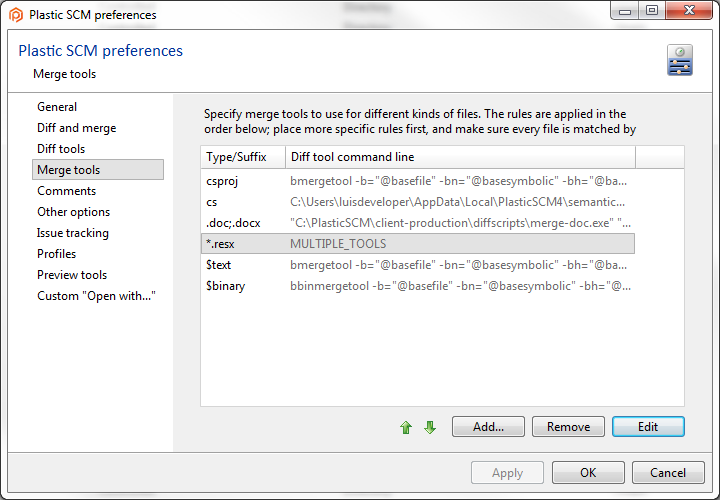 Plastic SCM blog Merge Visual Studio Resource Files (.resx) using SortResX